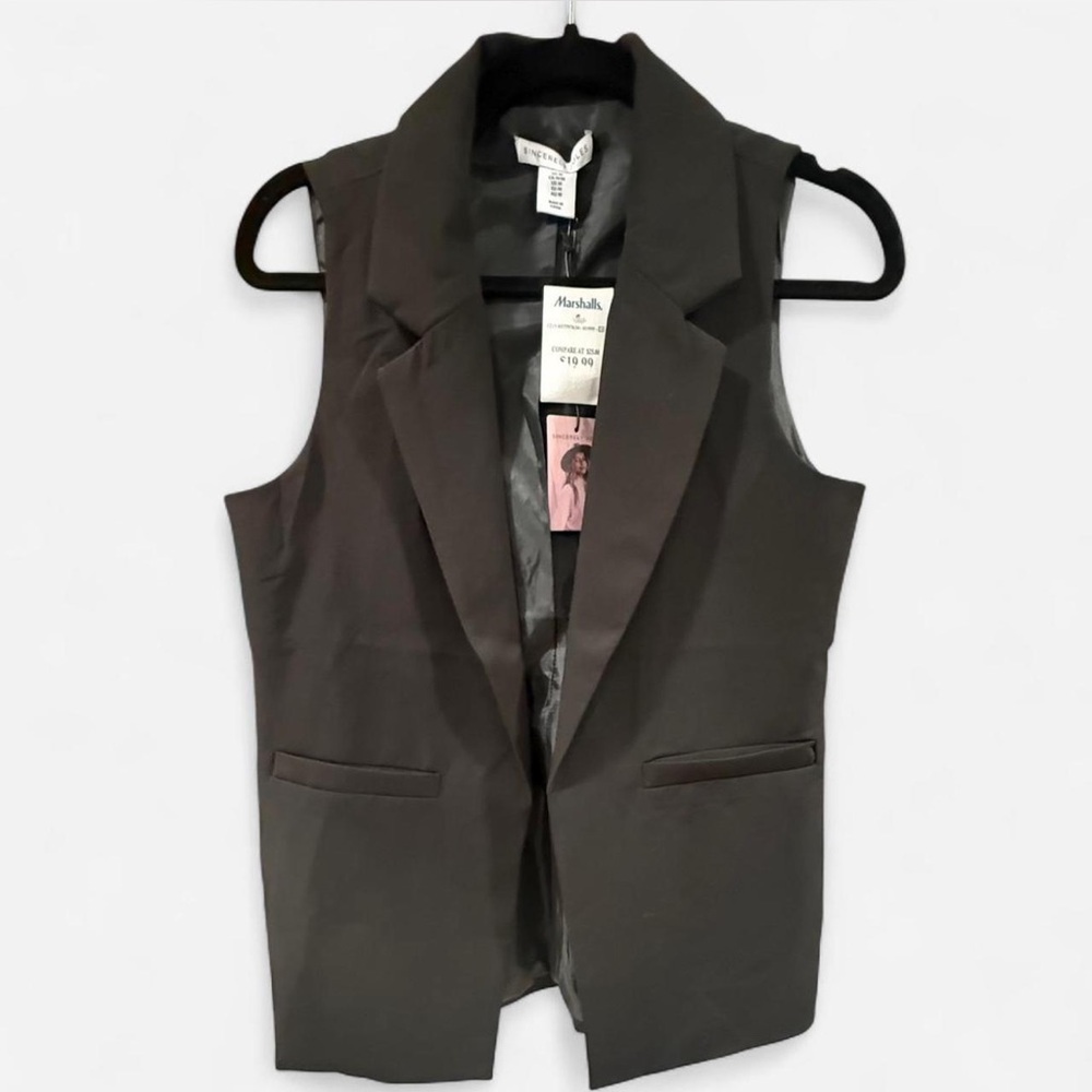 Sincerely Jules Black Blazer Vest